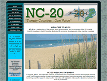 Tablet Screenshot of nc-20.com